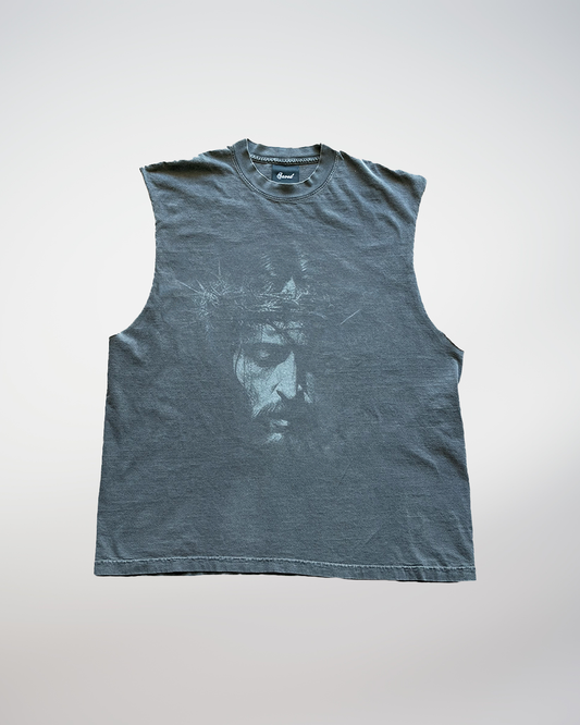 “ROSEARY” CUTOFF TEE
