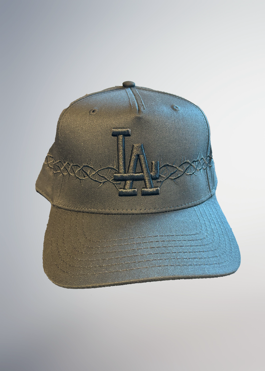 "LA THORNS" HAT TRIPLE BLACK