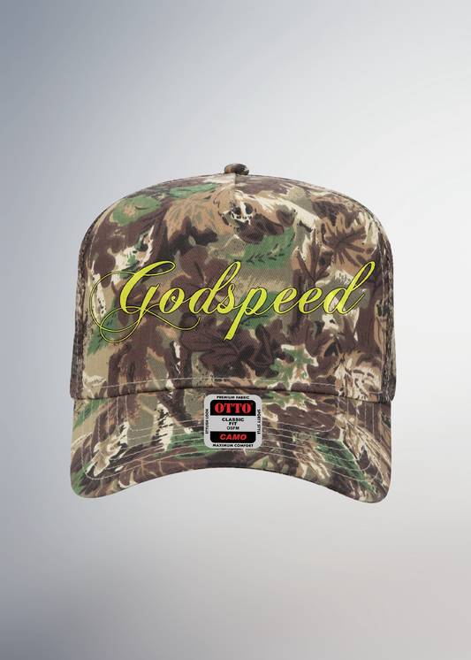 "GODSPEED" CAMO HAT