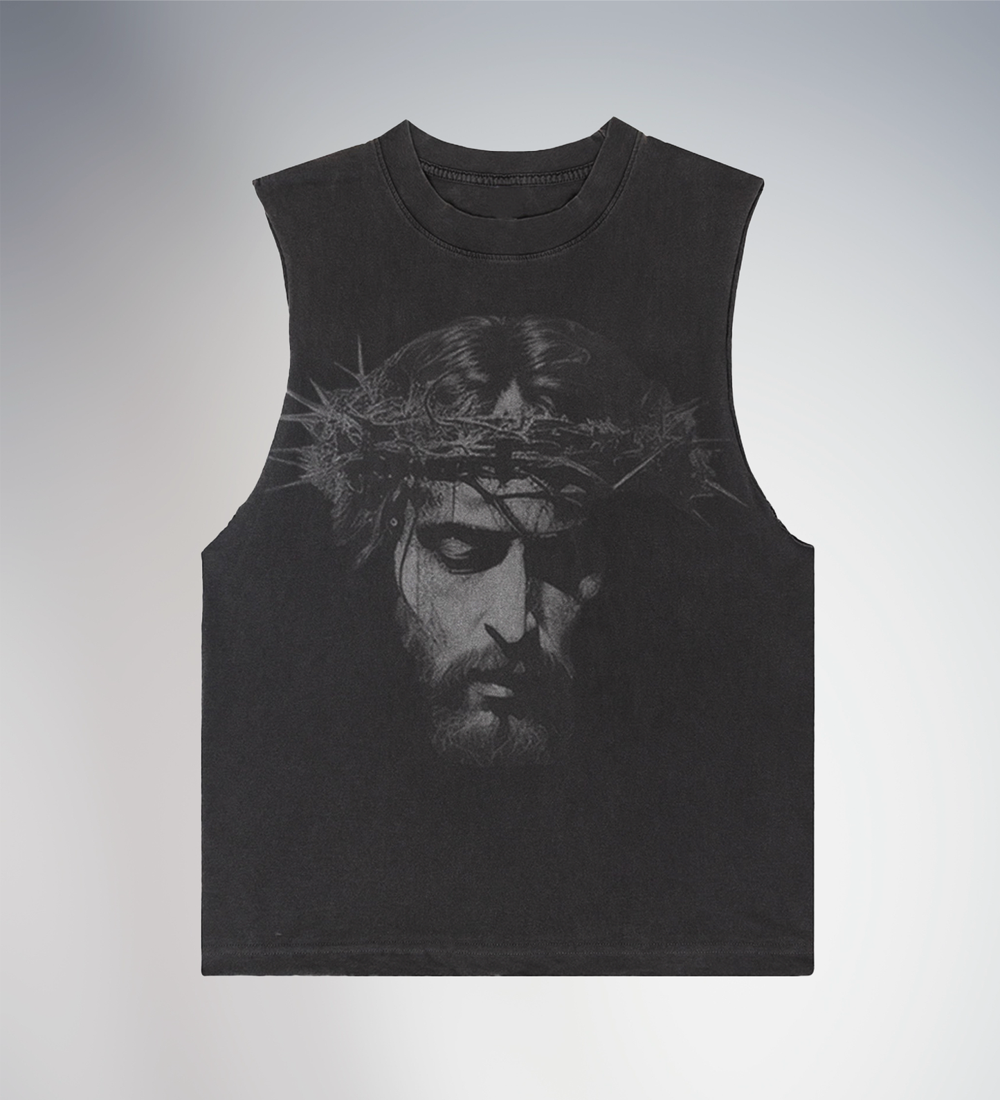 “ROSEARY” CUTOFF TEE