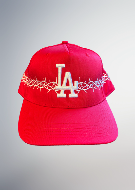 "LA THORNS" HAT RED